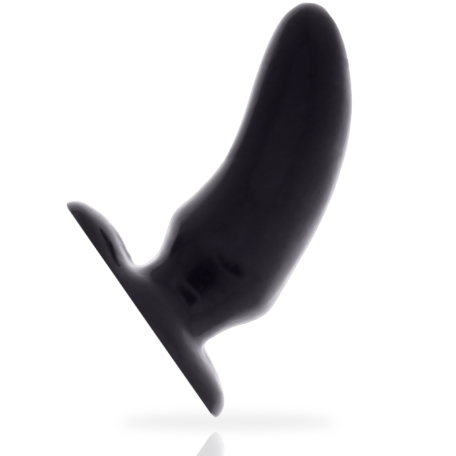 Image Plug Anal Spot Silicone Noir Taille 12 CM Addicted Toys