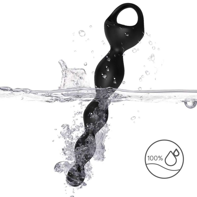 Image Chapelet Anal Vibrant Noir Armony