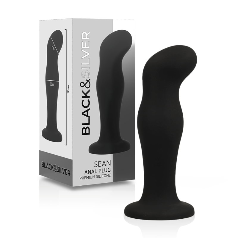Image Plug Anal Silicone Sean Noir Black&Silver