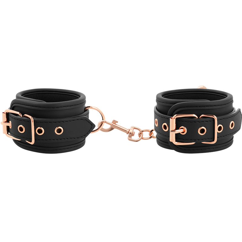 Image Menottes Chevilles BDSM Noir Coquette