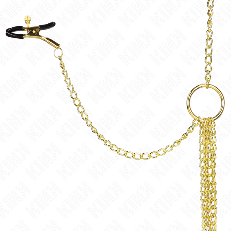 KINK - 4 PINZAS PARA PEZONES - CUELLO - BDSM - 2 COLORES