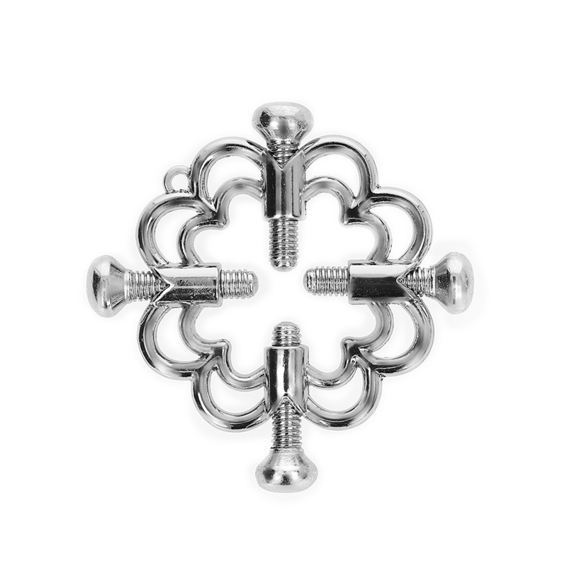 Image Pinces Tétons BDSM Métal Fleurs Kink