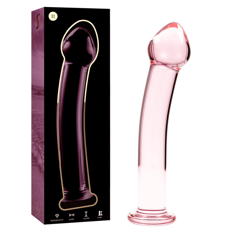 Image Sex-toys en Verre Nebula Couleur Rose N°11