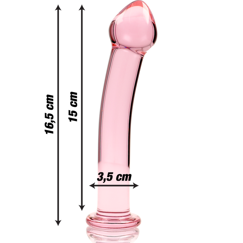 Image Sex-toys en Verre Nebula Couleur Rose N°11