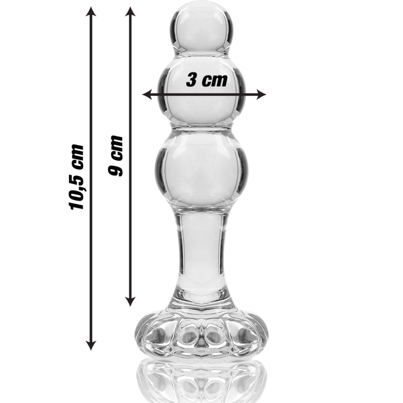 Image Plug Anal Verre Transparent Nebula N°1