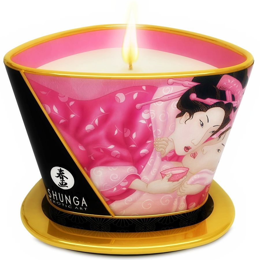 Image Bougie de Massage Arôme Roses 170ML