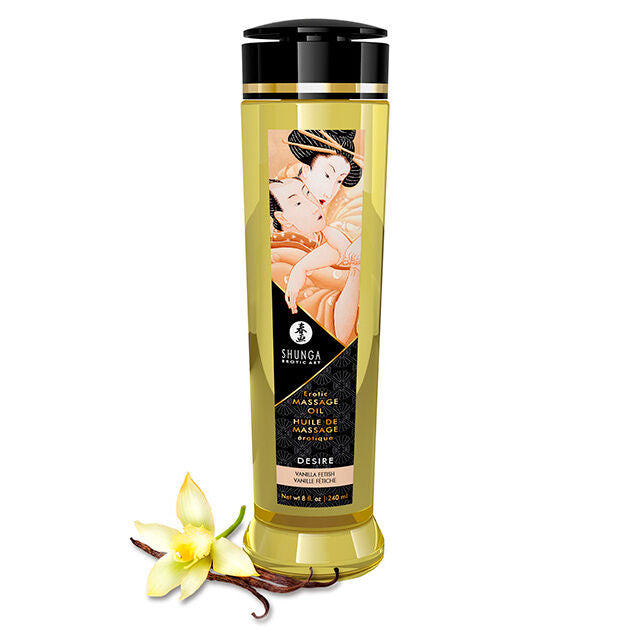 SHUNGA - ACEITE DE MASAJE - DESEO ERÓTICO - 240 ML