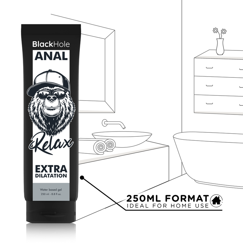 Image Lubrifiant Intime Anal Black Hole 250 ML