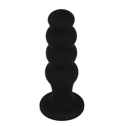 Image Plug Anal Silicone Noir Black&Silver