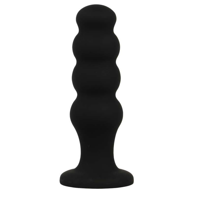 Image Plug Anal Silicone Noir Black&Silver