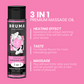 Image Huile de Massage Effet Chaud 3 en 1 Bruma Chewing gum 100ML