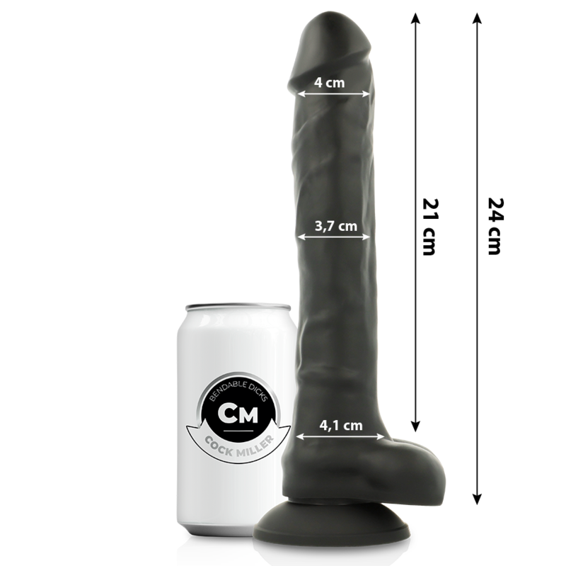 Image Sex-toys Cock Miller Noir 24 CM