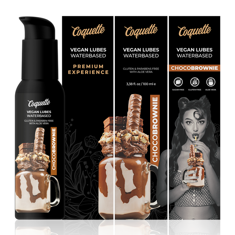 Image Lubrifiant Intime Choco Brownie Coquette Cosmétiques 100ML