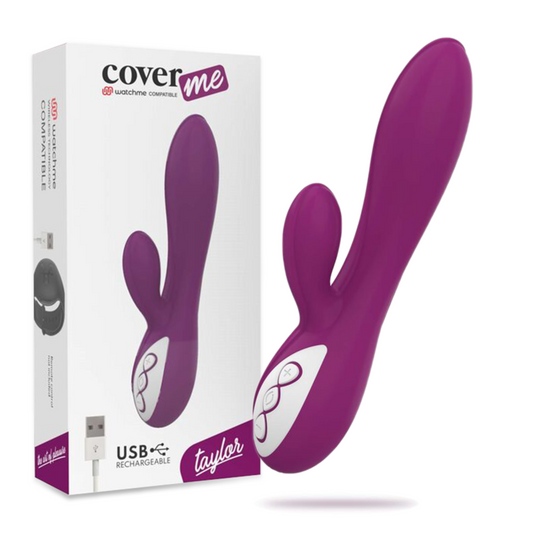 Image Vibromasseur Rabbit Violet Télécommandé Taylor Coverme