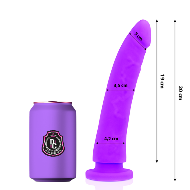 Image Sex-toys Delta Club Lilas Taille 20 CM