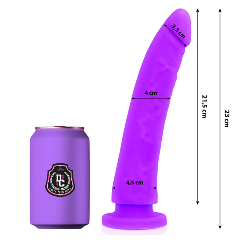 Image Sex-toys Delta Club Lilas Taille 23 CM