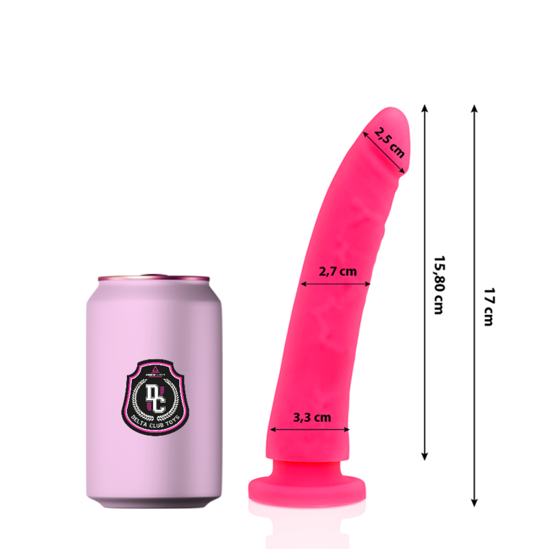 Image Sex-toys Delta Club Rose Taille 17 CM