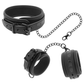 Image Collier et Menottes BDSM Fetish Submissive Black