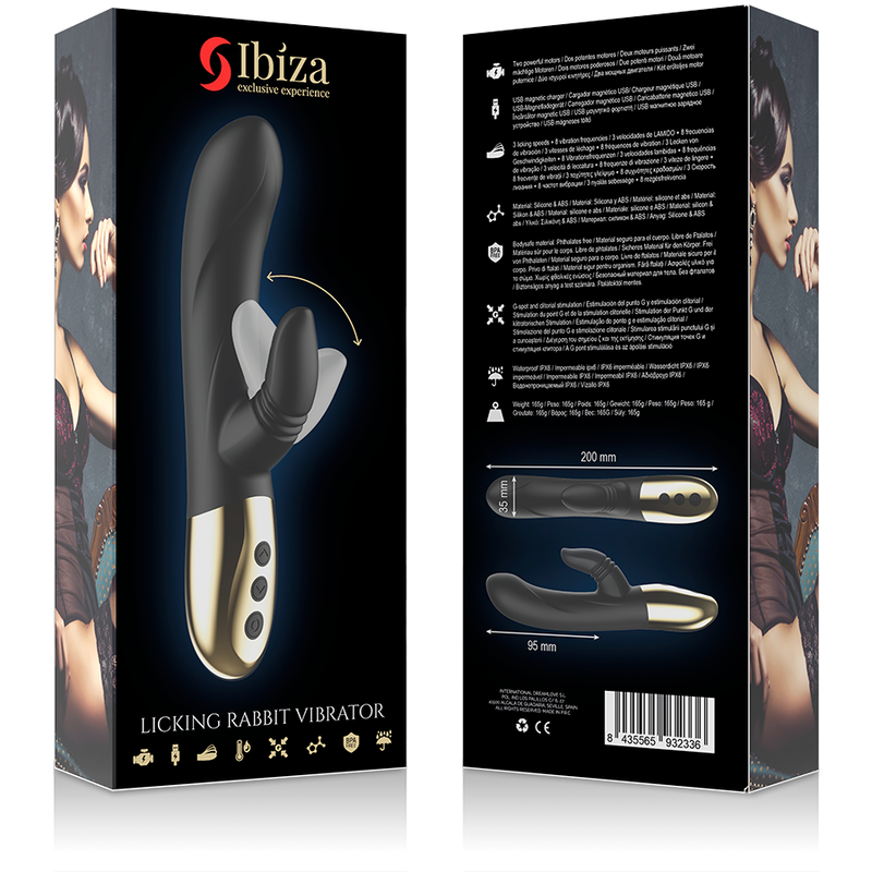 Image Sex-toys Ibiza Rabbit Léchage Noir