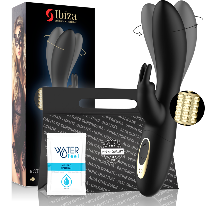 Image Vibromasseur Rabbit Ibiza Noir