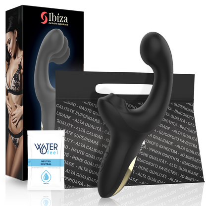 Image Vibromasseur Stimulateur Clitoridien Noir Ibiza