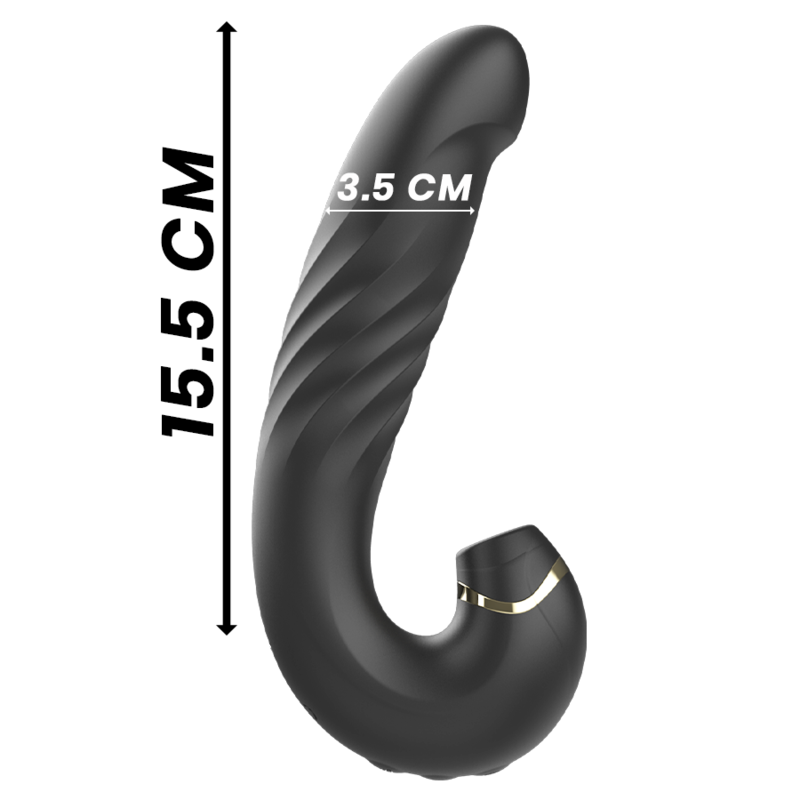 Image Sex-toys Ibiza Up et Down Vibrateur  Noir