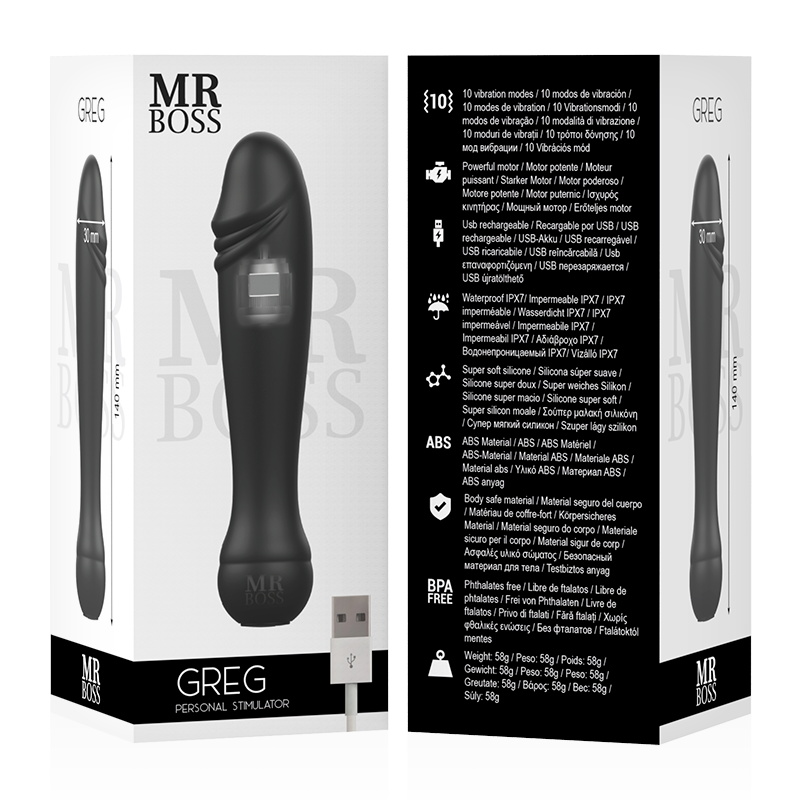 Image Sex-toys Vibrant MR Boss Noir