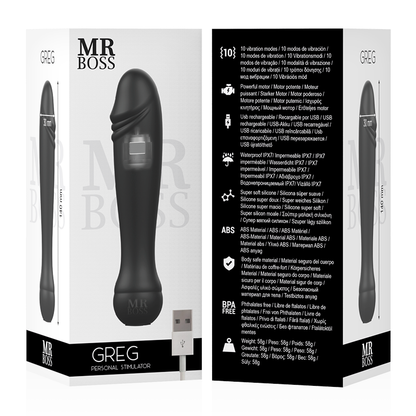 Image Sex-toys Vibrant MR Boss Noir