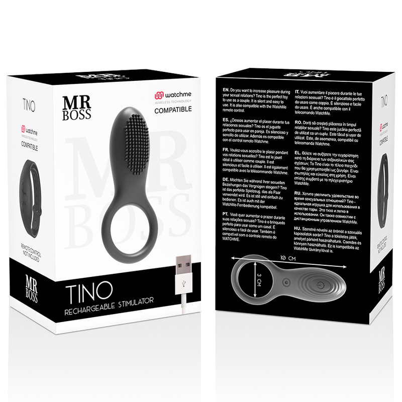 Image Sex-toys Anneau Pénien MR Boss Noir