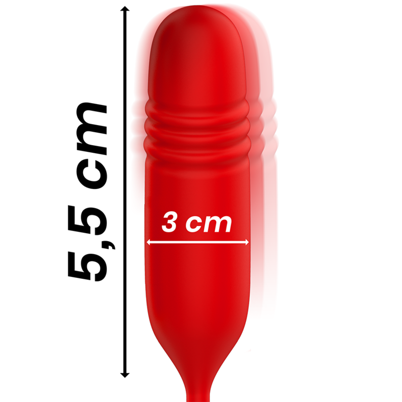 Image Stimulateur Clitoridien Wand Amalfi Mia Rouge