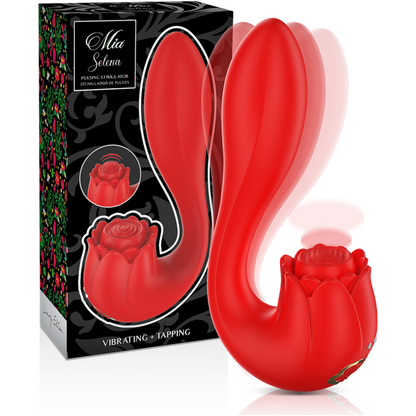 Image Vibromasseur Stimulateur Clitoridien Selena Mia Rouge