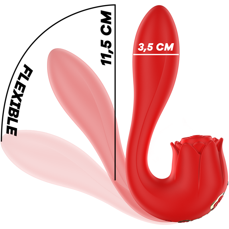 Image Vibromasseur Stimulateur Clitoridien Selena Mia Rouge