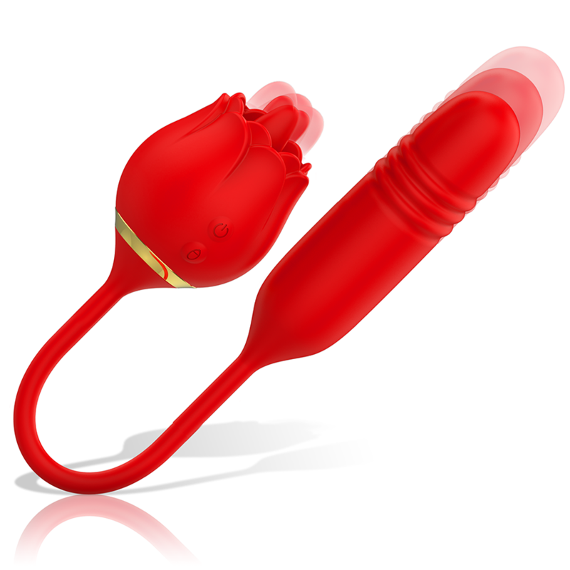 MIA - VIENNE - VIBROMASSEUR WAND - STIMULATEUR CLITORIDIEN - ROUGE