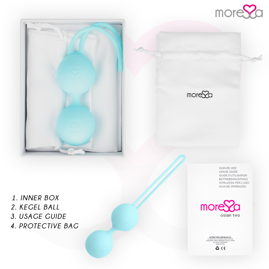 MORESSA - OSIAN 2 - PERLAS KEGEL - 3 COLORES 