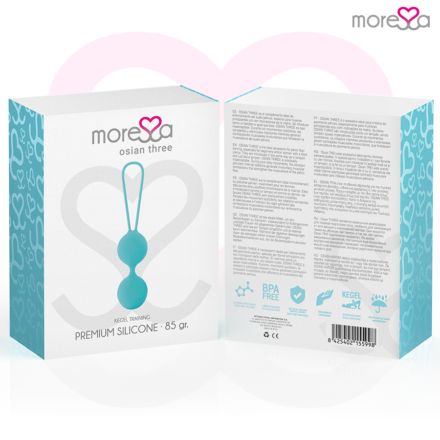 MORESSA - OSIAN 3 - PERLAS KEGEL - 3 COLORES