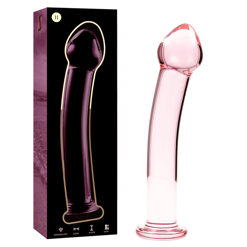 Image Sex-toys en Verre Nebula  Couleur Rose N°11