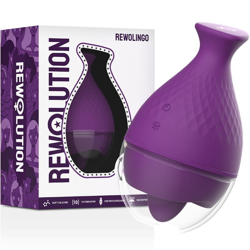 image Stimulateur Clitoridien Rewolingo Rewolution Violet