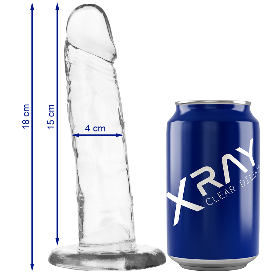 Image Sex-toys X Ray Transparent Taille 18 CM