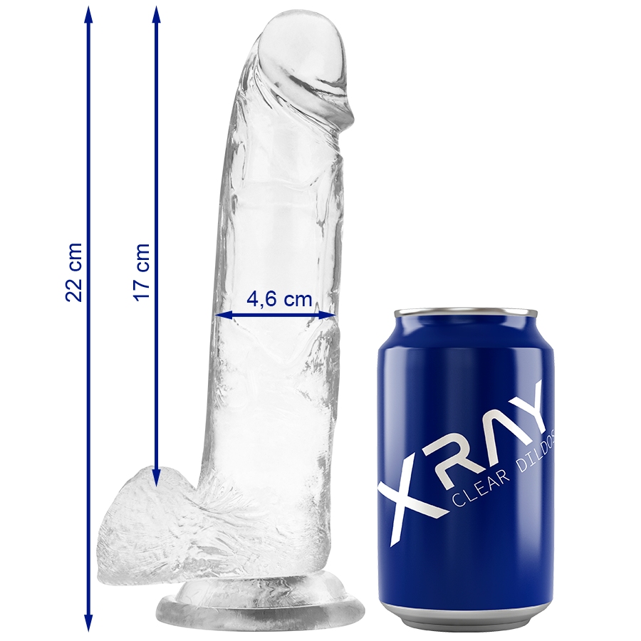 Image Sex-toys X Ray Transparent Taille 22 CM